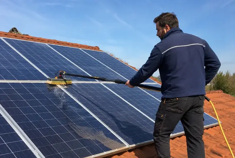 Nettoyage et entretien de panneaux solaires à Saint-Abraham