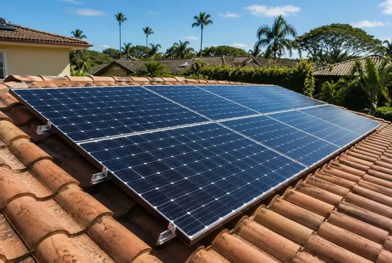 Installation de panneaux solaires à Saint-Abraham